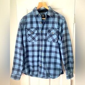 Levitate Flannel Shirt men’s M blue/black